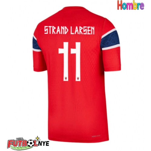 Camiseta Noruega Jorgen Strand Larsen #11 Primera Equipación Mundial 2026 manga corta